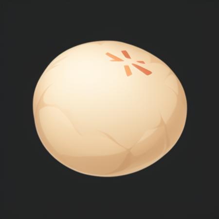04949-254734866-Game icon body, game icon, A steamed bun, still life, official art, well-structured, HD, 2d, game project icon, Black background.png